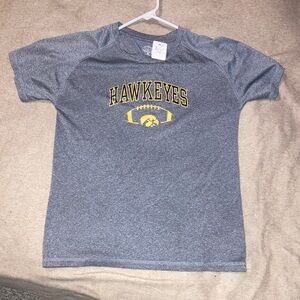 Rivalry Threads Gray and Gold Hawkeyes Kids Tee